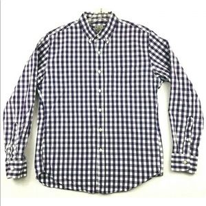J Crew Mens Button Down Casual Shirt Purple